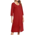 thumbnail image 6 of Lixiuxyad And Comfortable Sleepwear Nightgown For Relaxing At Home Soft Wear Night Dress For Ladies Cozy Sleepshirt With Elegant Design Womens Sleepwear S, 6 of 6