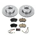 thumbnail image 3 of PowerStop Front Z23 Evolution Sport Carbon-Fiber Ceramic Brake Pad and Drilled & Slotted Rotor Kit Fits: PORSCHE Select Models K8822, 3 of 10