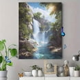 thumbnail image 4 of Qisvanset Starry Night Cat Art Canvas 15.75x11.81 Inches, 4 of 8