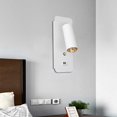 thumbnail image 3 of Yuarrent Lámpara de pared LED Acrílico Interfaz USB Interior Ajustable Hogar Hotel Comedor Bar Sala de estar Dormitorio Cocina Luz simple Iluminación y accesorios Blanco Blanco cálido Yuarrent HA066204-01, 3 of 6