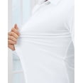 thumbnail image 2 of Youclos Long Sleeve 4-Way Stretch Dress Shirts for Men Button Down Shirt Muscle Fit, 2 of 7