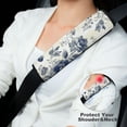 thumbnail image 4 of WYYP Flower Butterfly Vintage Car Safety Seatbelt Shoulder Pad 2Pcs, 4 of 6