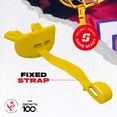 thumbnail image 5 of SAFEJAWZ Football Mouth Guard, Sports Lip Guard with Connected Strap, Adult and Youth Mouthpiece, One Size Yellow, 5 of 6