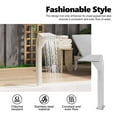 thumbnail image 4 of vidaXL Pool Fountain Waterfall Fountain Water Feature Stainless Steel Silver, 4 of 9