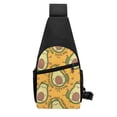 thumbnail image 3 of Disketp Sling Backpack,Multipurpose Crossbody Shoulder Bag Travel Hiking Daypack-Avocado Dog, 3 of 6