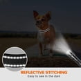 thumbnail image 5 of Collar reflectante para perro con cierre de seguridad, collar ajustable de nailon para mascotas para cachorros MFZFUKR CPB-US-YY79-9, 5 of 5