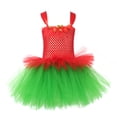 thumbnail image 3 of Conjunto de elfo navideño verde con diseño de moda navideña, juego de rol para fiestas, falda de ballet para niñas, falda abullonada, 3 of 6