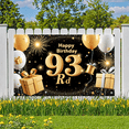 thumbnail image 3 of Golden Theme Birthday Party Decoration Banner Decorative Design 93rd Celebration for Birthday Party Anniversary Indoor Decoration, 3 of 9