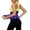 Z1-Purple, variant on KHONTS Waist Trainer for Women Trimmer Belt Waist Cincher Tummy Wrap Plus Size Snatch Bandage Body Shaper Purple L