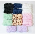 thumbnail image 3 of 10 Pcs Women Girls Spa Headband Sponge Face Wash Hair Band Wristband Flower Clips with 6pcs Spiral Hair Ties Set For Washing Face Makeup Skincare Hair Accessories, 3 of 5