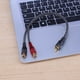 thumbnail image 5 of 1 unidad de 30cm, 1 RCA macho a 2 RCA hembra, Cable divisor OFC para sistema de Audio de coche, 5 of 6