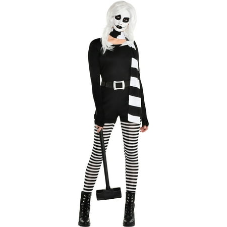 Party City Alice the Psycho Halloween Costume for Women,Includes Jumpsuit, Scarf and