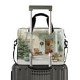 thumbnail image 2 of 16" Laptop Briefcase for Work Travel Laptop Shoulder Bag Carrying Handbag Laptop Case Charming Christmas Doorway, 2 of 8