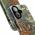 thumbnail image 2 of Vintage Fox & Floral Patchwork Phone Case, Cottagecore Woodland Animal Design with William Morris Style Botanical Patterns, Protective Cover for iPhone 16 15 14 13 12 11 Pro Max Mini, 2 of 6