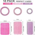 thumbnail image 2 of 33pcs Hair Curler Set, Hair Curlers Big Curls, No Heat Self-adhesive Adhesive Rollers, 2 of 4