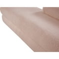 thumbnail image 5 of Meridian Furniture Kennedy Pink Faux Shearling Teddy Fabric Bench, 5 of 14