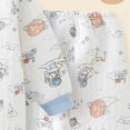 thumbnail image 5 of Toddler Girl 2T‑5T Fall Winter Long Sleeve Print Pajama Set Two Piece Top and Pants Indoor Night Sleepwear for Kids, 5 of 8
