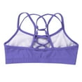 thumbnail image 4 of Zaldita Kids Girls Sport Bra Criss Cross Dance Tank Backless Camisole Sleeveless Gymnastics Tops Lavender 8, 4 of 7