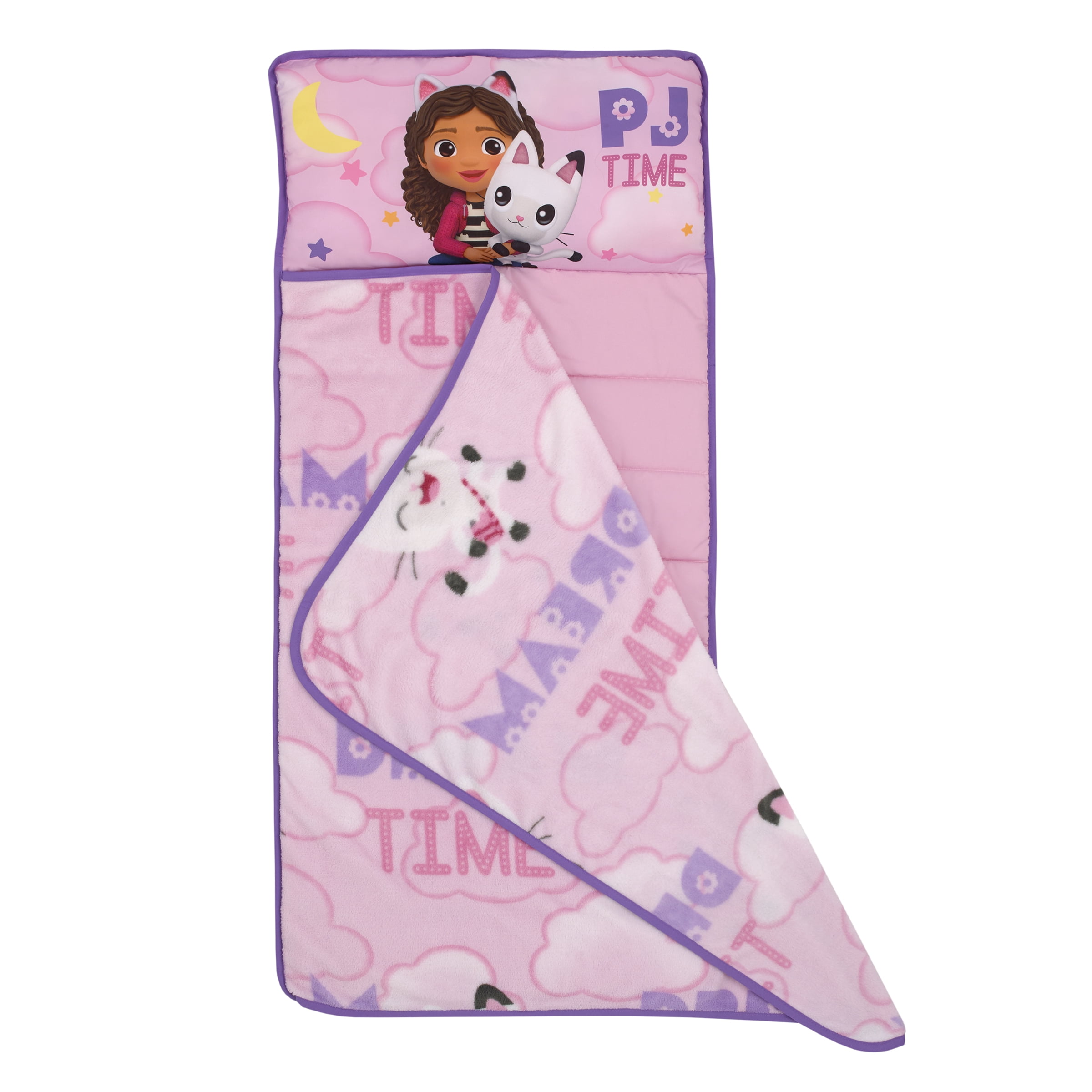 DreamWorks Gabby's Dollhouse Dream It Up Toddler Nap Mat, Pink, Purple, Preschool Girl
