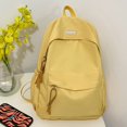 thumbnail image 3 of Nylon Fashion Backpack Casual Candy Color Solid Color Shopper Bag (Green), 3 of 7