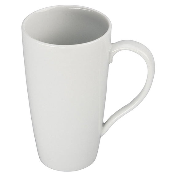 BIA Cordon Bleu White Porcelain 17 ounce Latte Mug, white