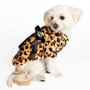 Dogs of Glamour Brrr Coat, Small, Leopard