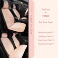 thumbnail image 3 of Funda protectora universal para asiento de coche, de algodón y lino, para parte delantera y trasera, accesorios para interior de coche, para SUV, furgonetas y camiones, 3 of 5