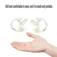 thumbnail image 4 of Soft Comfortable Transparent Silica Gel Ear Mould Replacement for Most Coil Tube Audio Kits, 4 of 7
