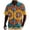 A1#-Blue, variant on Men African Dashiki Print Short Sleeve Shirt - Casual Button Down Top, Summer Beach Holiday Tee(Red-M)