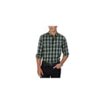 thumbnail image 1 of Nautica Mens Plaid Button Up Shirt, Green, Small, 1 of 2