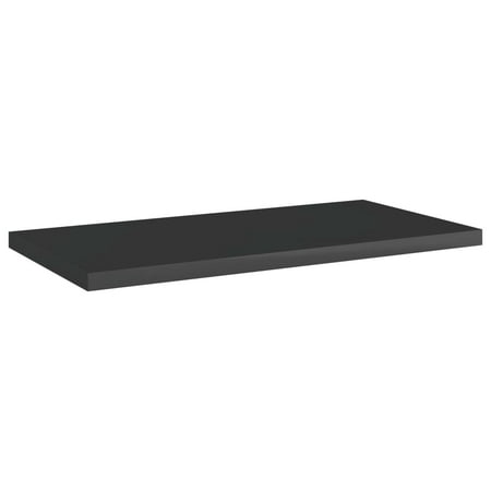 

Mavis Laven Bookshelf Boards 4 pcs High Gloss Black 15.7 x7.9 x0.6 Wood Shelving