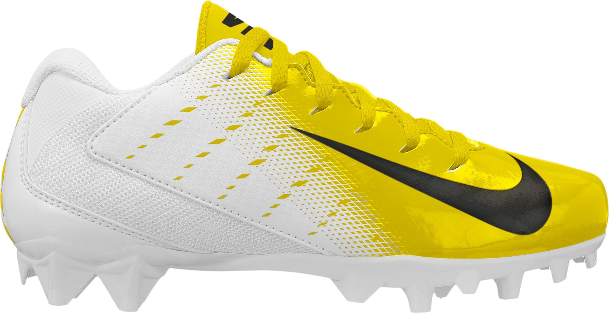 kids yellow football cleats