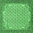thumbnail image 1 of Ahgly Company Indoor Square Persian Emerald Green Traditional Area Rugs, 3' Square, 1 of 4