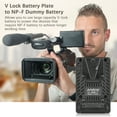 thumbnail image 4 of Mistaha Plaque de Batterie V-Lock V Mount vers Adaptateur de Batterie Factice NP-F Décoder la Batterie Intégrée, 4 of 8
