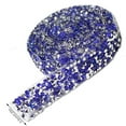 thumbnail image 2 of Tssuoun Bling Stickers Glitter Rhinestone Chain Resin Crystal Decoration Applique Craft Fix Decor Beads Hot Melt Drill Strip Silver Royal Blue 1  0.5cmWidth, 2 of 6