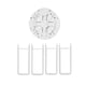 thumbnail image 4 of Cateissary Estante para secar platos, cuenco, soporte de almacenamiento en seco, encimera, utensilios de cocina, vajilla, escurridor, accesorio Organizadores de utensilios de cocina Blanco, 4 of 6