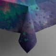 thumbnail image 5 of Colorful Tie Dye Pattern Square Tablecloth,Waterproof Square Table Cover,Wipeable Spillproof Washable Table Cover for Home Kitchen Party Decor 42"X42"(107x107cm), 5 of 6