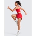 thumbnail image 3 of Shorts CRZ YOGA Cintura Alta con Corte Lateral para Correr 7.5 cm Rojo L, 3 of 7