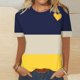thumbnail image 5 of Camisetas Casuales de Manga Corta con Cuello de Tripulación Impresa de San Valentín Tee Gráfica Ligera Top 95% Poliéster 5% Elastano para el Uso Diario, Camiseta de Moda Cómoda, 5 of 8