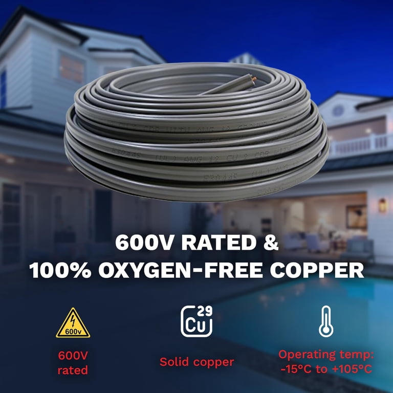 50 ft 10/3 UF-B WG Underground Feeder Direct Burial Wire/Cable 50 ft 10/3 UF-B WG Underground Feeder Direct Burial Wire/Cable