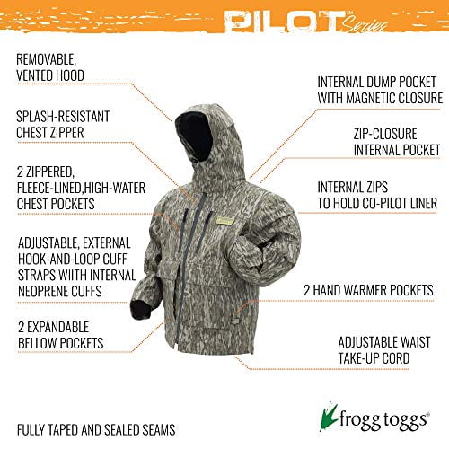 FROGG TOGGS Men s Pilot II Guide Waterproof Breathable Camo Rain