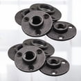 thumbnail image 6 of OUNONA  10 Pcs Iron Fittings Threaded Floor Flange Flanges Mounted Black, 6 of 8