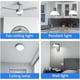 thumbnail image 4 of Kits De Luces De Ventilador LED De 3,93 Pulgadas, Reemplazo De Luz LED De Ventilador De Techo Regulable Profesional Para Luz De Techo, 4 of 7