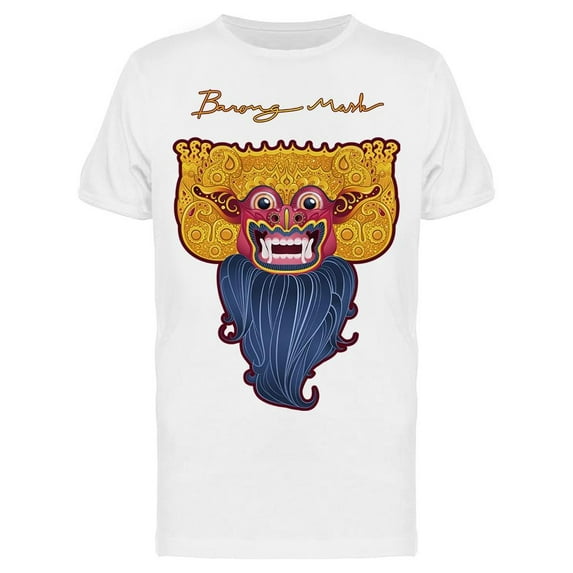 Big Barong Mask T-Shirt Men -Image by Shutterstock, Male 3X-Large