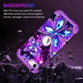 thumbnail image 5 of Casetego for iPhone SE 2022/2020 Case,Glow in The Dark Three Layer Heavy Duty Shockproof Full Protection Hard Plastic Bumper+Soft Silicone Protective Case,Deep, 5 of 8