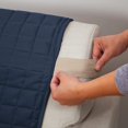 thumbnail image 3 of 2024 Pet Products Furniture Cover  Reversible Protector for Dogs & Cats  Chair  Navy/Gray, 3 of 5