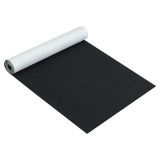 1/2 Metre x 450mm wide roll of BLACK STICKY BACK SELF ADHESIVE FELT / BAIZE