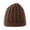Brown, variant on Diamond Waffle Beanie Color: Brown