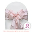 thumbnail image 5 of Your Chair Covers - 10 Pack Satin Sashes Blush, 5 of 5