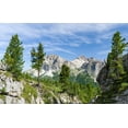 thumbnail image 2 of Zwick, Martin 32x22 White Modern Wood Framed Museum Art Print Titled - Dolomites at Falzarego mountain pass-Lagazuoi-Fanes and Monte Cavallo, 2 of 4